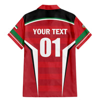 Custom Kuwait Cricket Family Matching Mermaid Dress and Hawaiian Shirt Go Champions - Wonder Print Shop