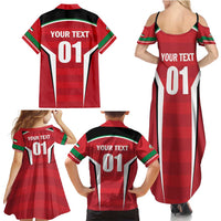 Custom Kuwait Cricket Family Matching Summer Maxi Dress and Hawaiian Shirt Go Champions - Wonder Print Shop