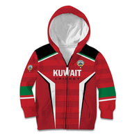 Custom Kuwait Cricket Kid Hoodie Go Champions - Wonder Print Shop