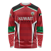 Custom Kuwait Cricket Long Sleeve Shirt Go Champions - Wonder Print Shop