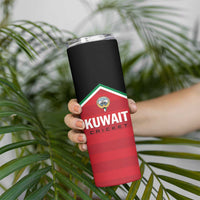 Custom Kuwait Cricket Skinny Tumbler Go Champions - Wonder Print Shop