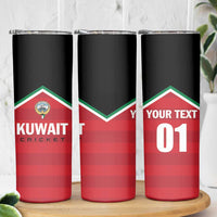 Custom Kuwait Cricket Skinny Tumbler Go Champions - Wonder Print Shop