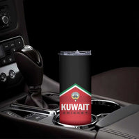 Custom Kuwait Cricket Skinny Tumbler Go Champions - Wonder Print Shop