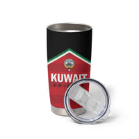 Custom Kuwait Cricket Tumbler Cup Go Champions - Wonder Print Shop
