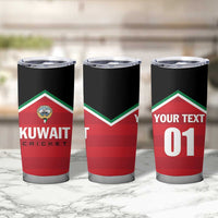 Custom Kuwait Cricket Tumbler Cup Go Champions - Wonder Print Shop