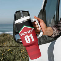 Custom Kuwait Cricket Tumbler With Handle Go Champions - Wonder Print Shop