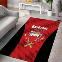 Bahrain Cricket Area Rug Come On Team Bahrain - Wonder Print Shop