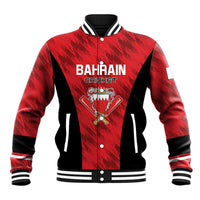 Custom Bahrain Cricket Baseball Jacket Come On Team Bahrain - Wonder Print Shop