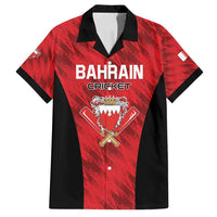 Custom Bahrain Cricket Family Matching Off Shoulder Short Dress and Hawaiian Shirt Come On Team Bahrain - Wonder Print Shop