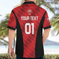 Custom Bahrain Cricket Hawaiian Shirt Come On Team Bahrain - Wonder Print Shop