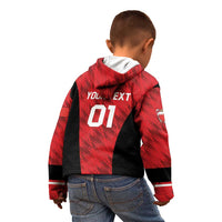 Custom Bahrain Cricket Kid Hoodie Come On Team Bahrain - Wonder Print Shop