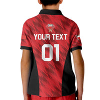 Custom Bahrain Cricket Kid Polo Shirt Come On Team Bahrain - Wonder Print Shop
