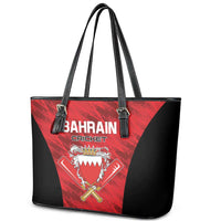 Bahrain Cricket Leather Tote Bag Come On Team Bahrain - Wonder Print Shop