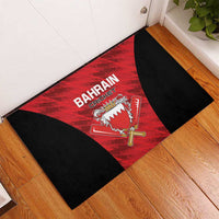 Bahrain Cricket Rubber Doormat Come On Team Bahrain - Wonder Print Shop