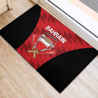 Bahrain Cricket Rubber Doormat Come On Team Bahrain - Wonder Print Shop