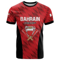 Custom Bahrain Cricket T Shirt Come On Team Bahrain - Wonder Print Shop