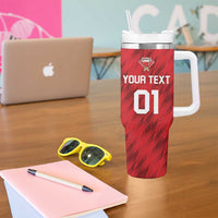 Custom Bahrain Cricket Tumbler With Handle Come On Team Bahrain - Wonder Print Shop