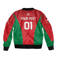 Custom Oman Cricket Bomber Jacket Team Oman Come On - Wonder Print Shop