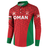 Custom Oman Cricket Button Sweatshirt Team Oman Come On - Wonder Print Shop