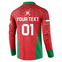 Custom Oman Cricket Button Sweatshirt Team Oman Come On - Wonder Print Shop