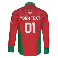 Custom Oman Cricket Family Matching Long Sleeve Bodycon Dress and Hawaiian Shirt Team Oman Come On - Wonder Print Shop