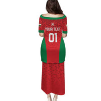 Custom Oman Cricket Puletasi Team Oman Come On - Wonder Print Shop