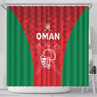 Oman Cricket Shower Curtain Team Oman Come On