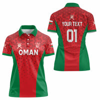 Custom Oman Cricket Women Polo Shirt Team Oman Come On - Wonder Print Shop