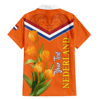 Netherlands Queen Day 2024 Family Matching Mermaid Dress and Hawaiian Shirt Nederland Koningsdag Orange Tulips - Wonder Print Shop