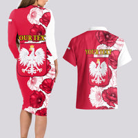 Poland Constitution Day 2024 Couples Matching Long Sleeve Bodycon Dress and Hawaiian Shirt Polska Swieto Konstytucji 3 Maja - Wonder Print Shop