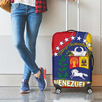 Venezuela Luggage Cover Coat Of Arms Curve Style