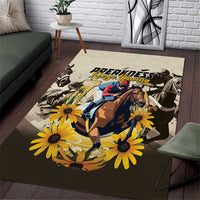Preakness Horse Racing Area Rug Middle Jewel