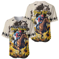 Personalized Preakness Horse Racing Baseball Jersey Middle Jewel