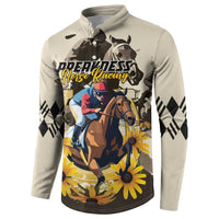 Personalized Preakness Horse Racing Button Sweatshirt Middle Jewel