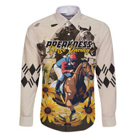 Personalized Preakness Horse Racing Family Matching Summer Maxi Dress and Hawaiian Shirt Middle Jewel