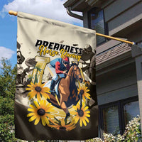 Preakness Horse Racing Garden Flag Middle Jewel