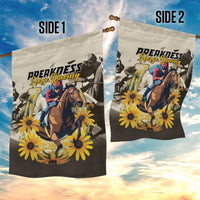 Preakness Horse Racing Garden Flag Middle Jewel