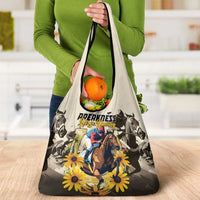 Preakness Horse Racing Grocery Bag Middle Jewel
