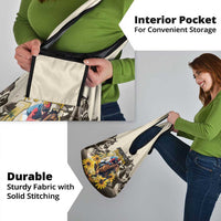 Preakness Horse Racing Grocery Bag Middle Jewel