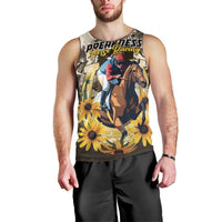Personalized Preakness Horse Racing Men Tank Top Middle Jewel