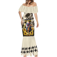 Personalized Preakness Horse Racing Mermaid Dress Middle Jewel