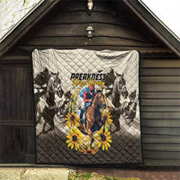 Preakness Horse Racing Quilt Middle Jewel