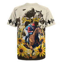 Personalized Preakness Horse Racing Rugby Jersey Middle Jewel