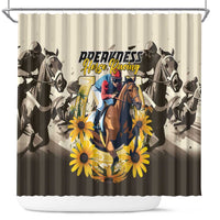 Preakness Horse Racing Shower Curtain Middle Jewel