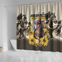 Preakness Horse Racing Shower Curtain Middle Jewel