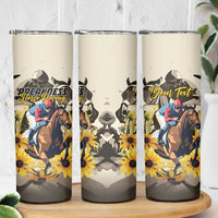 Personalized Preakness Horse Racing Skinny Tumbler Middle Jewel