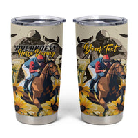 Personalized Preakness Horse Racing Tumbler Cup Middle Jewel