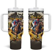 Personalized Preakness Horse Racing Tumbler With Handle Middle Jewel