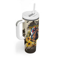 Personalized Preakness Horse Racing Tumbler With Handle Middle Jewel