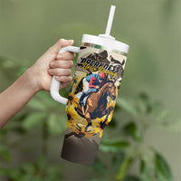 Personalized Preakness Horse Racing Tumbler With Handle Middle Jewel